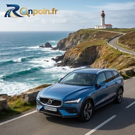 SUV en bord de mer