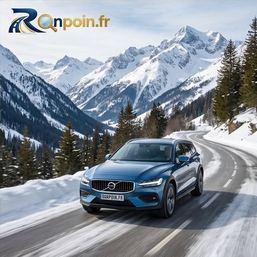 SUV en montagne