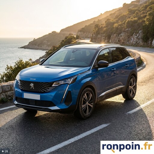 Image générée par intelligence artificielle SUV premium allemands d'occasion : Q5, X3, GLC — illustration générée par IA